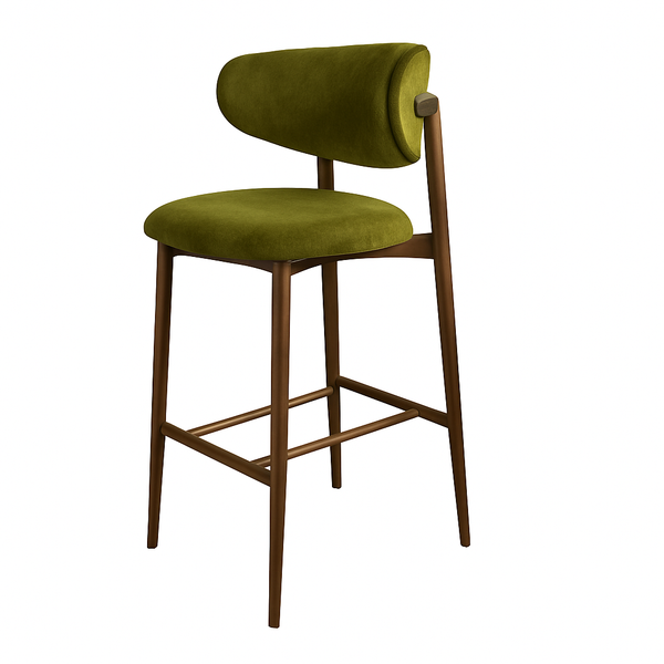 Barhocker aus Samt | Modell OLE