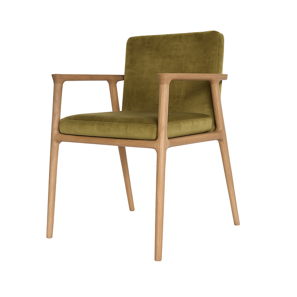 Küchenstuhl aus Samt | Modell GASPAO