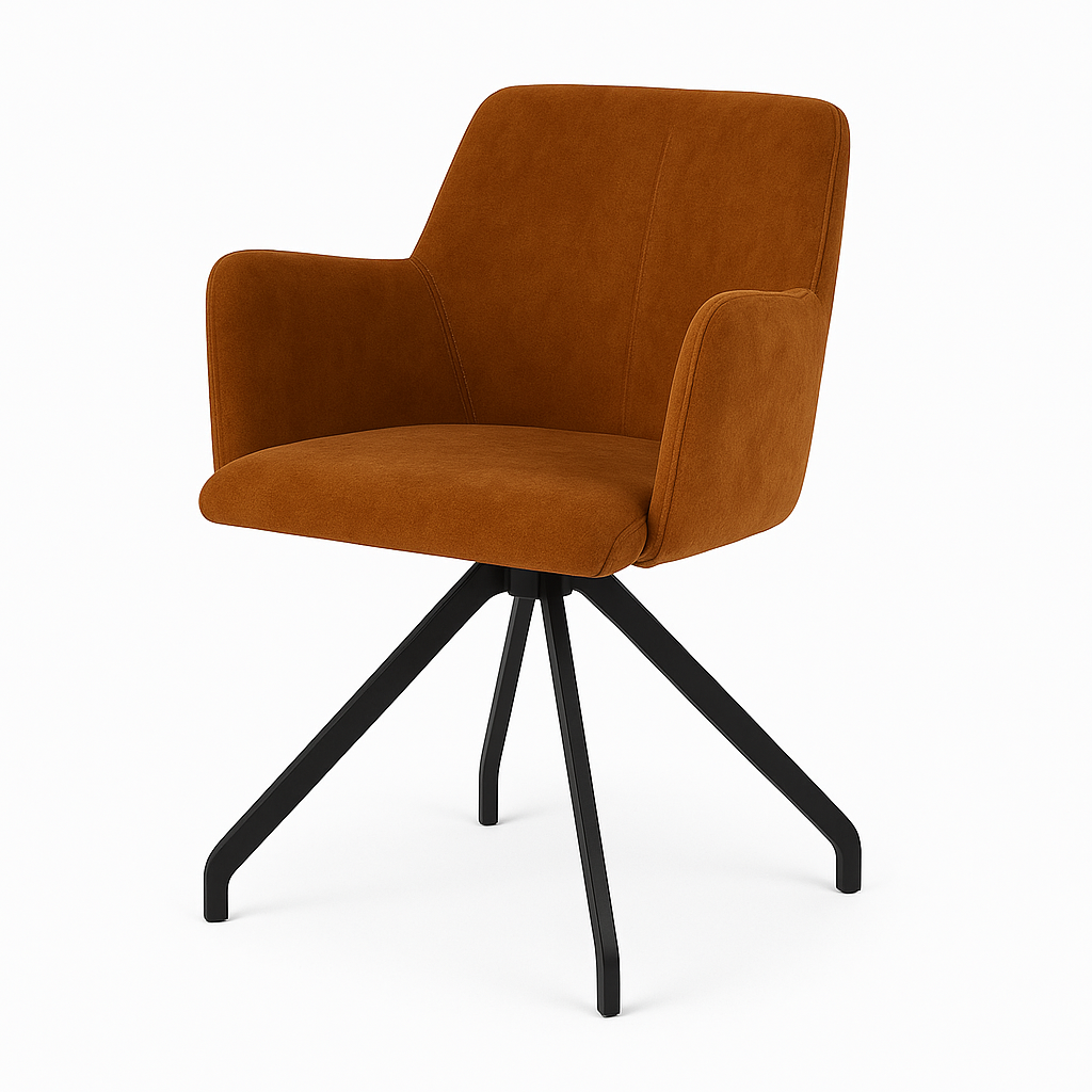 Küchenstuhl aus Samt | Modell GIAN