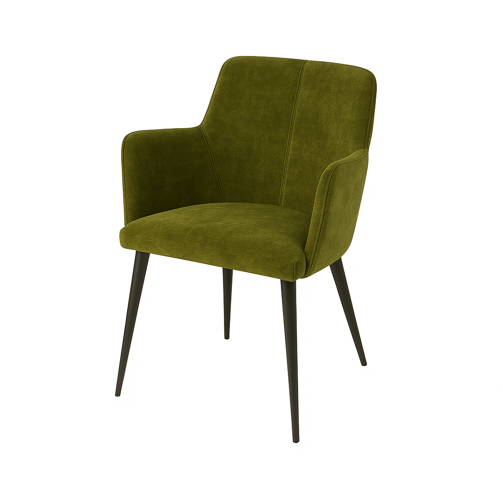 Küchenstuhl aus Samt | Modell NOVEL